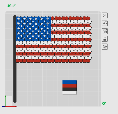 Articulated Flag Print