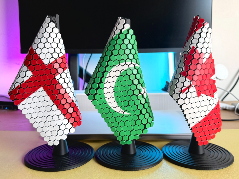 Articulated Flag Print